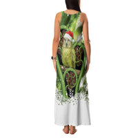 Kakapo New Zealand Christmas In July Family Matching Tank Maxi Dress and Hawaiian Shirt NZ Aroha Koru Fern Marble Vibes LT14 - Polynesian Pride