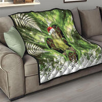 Kakapo New Zealand Christmas In July Quilt NZ Aroha Koru Fern Marble Vibes LT14 - Polynesian Pride