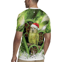 Kakapo New Zealand Christmas In July Rugby Jersey NZ Aroha Koru Fern Marble Vibes LT14 - Polynesian Pride
