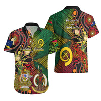 Vanuatu and Australia Hawaiian Shirt Vanuatuan Polynesian Mix Aussie Aboriginal Art LT14 - Polynesian Pride