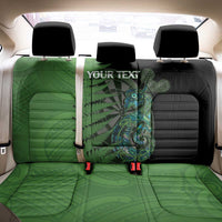 Personalised New Zealand Darts Back Car Seat Cover Aotearoa Maori Fern Mix Manaia Tattoo LT14 - Polynesian Pride