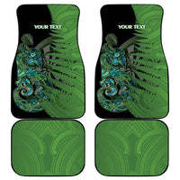 Personalised New Zealand Darts Car Mats Aotearoa Maori Fern Mix Manaia Tattoo LT14 - Polynesian Pride