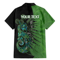Personalised New Zealand Darts Family Matching Mermaid Dress and Hawaiian Shirt Aotearoa Maori Fern Mix Manaia Tattoo LT14 - Polynesian Pride