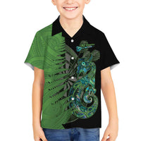 Personalised New Zealand Darts Hawaiian Shirt Aotearoa Maori Fern Mix Manaia Tattoo LT14 - Polynesian Pride