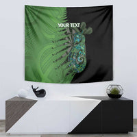 Personalised New Zealand Darts Tapestry Aotearoa Maori Fern Mix Manaia Tattoo LT14 - Polynesian Pride