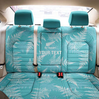 New Zealand Silver Fern Rugby Custom Back Car Seat Cover Go Aotearoa Champions Turquoise Version LT14 - Polynesian Pride
