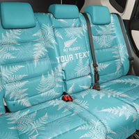New Zealand Silver Fern Rugby Custom Back Car Seat Cover Go Aotearoa Champions Turquoise Version LT14 - Polynesian Pride