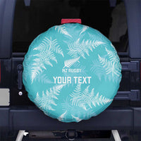 New Zealand Silver Fern Rugby Custom Spare Tire Cover Go Aotearoa Champions Turquoise Version LT14 No hole Turquoise - Polynesian Pride