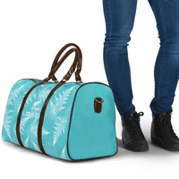 New Zealand Silver Fern Rugby Custom Travel Bag Go Aotearoa Champions Turquoise Version LT14 - Polynesian Pride