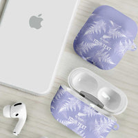 New Zealand Silver Fern Rugby Custom AirPods Case Go Aotearoa Champions Purple Version LT14 - Polynesian Pride