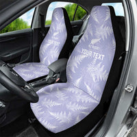 New Zealand Silver Fern Rugby Custom Car Seat Cover Go Aotearoa Champions Purple Version LT14 - Polynesian Pride