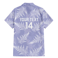 New Zealand Silver Fern Rugby Custom Family Matching Mermaid Dress and Hawaiian Shirt Go Aotearoa Champions Purple Version LT14 - Polynesian Pride