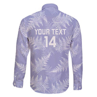 New Zealand Silver Fern Rugby Custom Family Matching Short Sleeve Bodycon Dress and Hawaiian Shirt Go Aotearoa Champions Purple Version LT14 - Polynesian Pride
