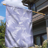 New Zealand Silver Fern Rugby Custom Garden Flag Go Aotearoa Champions Purple Version LT14 - Polynesian Pride