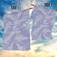 New Zealand Silver Fern Rugby Custom Garden Flag Go Aotearoa Champions Purple Version LT14 - Polynesian Pride