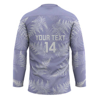 New Zealand Silver Fern Rugby Custom Hockey Jersey Go Aotearoa Champions Purple Version LT14 - Polynesian Pride