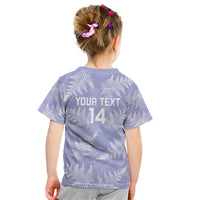 New Zealand Silver Fern Rugby Custom Kid T Shirt Go Aotearoa Champions Purple Version LT14 - Polynesian Pride