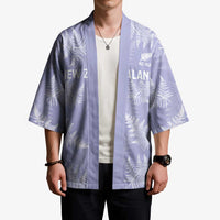 New Zealand Silver Fern Rugby Custom Kimono Go Aotearoa Champions Purple Version - Polynesian Pride
