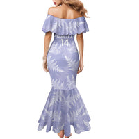 New Zealand Silver Fern Rugby Custom Mermaid Dress Go Aotearoa Champions Purple Version LT14 - Polynesian Pride