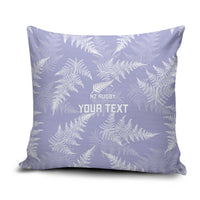 New Zealand Silver Fern Rugby Custom Pillow Cover Go Aotearoa Champions Purple Version - Polynesian Pride