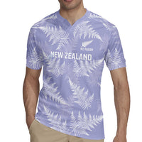 New Zealand Silver Fern Rugby Custom Rugby Jersey Go Aotearoa Champions Purple Version LT14 - Polynesian Pride