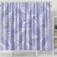 New Zealand Silver Fern Rugby Custom Shower Curtain Go Aotearoa Champions Purple Version LT14 - Polynesian Pride
