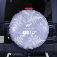 New Zealand Silver Fern Rugby Custom Spare Tire Cover Go Aotearoa Champions Purple Version LT14 No hole Purple - Polynesian Pride