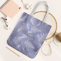 New Zealand Silver Fern Rugby Custom Tote Bag Go Aotearoa Champions Purple Version LT14 White Strap One Size Purple - Polynesian Pride