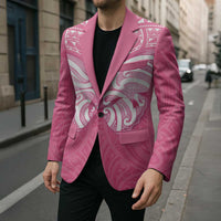 New Zealand Breast Cancer Awareness Blazer Maori Butterfly Pink Ribbon LT14 - Polynesian Pride