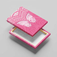 New Zealand Breast Cancer Awareness Canvas Wall Art Maori Butterfly Pink Ribbon LT14 - Polynesian Pride