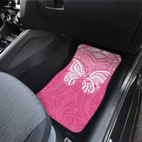 New Zealand Breast Cancer Awareness Car Mats Maori Butterfly Pink Ribbon LT14 - Polynesian Pride