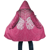 New Zealand Breast Cancer Awareness Cloak Maori Butterfly Pink Ribbon LT14 Unisex Pink - Polynesian Pride