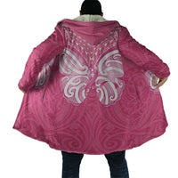 New Zealand Breast Cancer Awareness Cloak Maori Butterfly Pink Ribbon LT14 - Polynesian Pride
