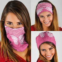 New Zealand Breast Cancer Awareness Neck Gaiter Maori Butterfly Pink Ribbon LT14 - Polynesian Pride