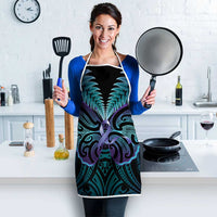 Suicide Prevention New Zealand Apron Aotearoa Maori Butterfly Mix Silver Fern - Polynesian Pride