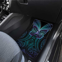Suicide Prevention New Zealand Car Mats Aotearoa Maori Butterfly Mix Silver Fern LT14 - Polynesian Pride