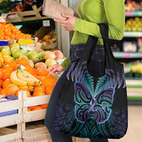 Suicide Prevention New Zealand Grocery Bag Aotearoa Maori Butterfly Mix Silver Fern LT14 - Polynesian Pride