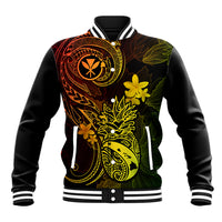 Hawaii Baseball Jacket Pineapple Mix Polynesian Plumeria Reggae Version LT14 Unisex Reggae - Polynesian Pride