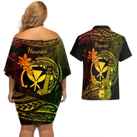 hawaii-couples-matching-off-shoulder-short-dress-and-hawaiian-shirt-ukulele-mix-polynesian-plumeria-reggae-version