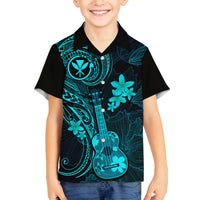 hawaii-kid-hawaiian-shirt-ukulele-mix-polynesian-plumeria-turquoise-version