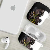 New Zealand Valentines Day AirPods Case Piwakawaka Lovers Maori Koru Tattoo LT14 - Polynesian Pride