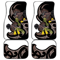 New Zealand Valentines Day Car Mats Piwakawaka Lovers Maori Koru Tattoo LT14 - Polynesian Pride