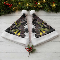 New Zealand Valentines Day Christmas Santa Hat Piwakawaka Lovers Maori Koru Tattoo LT14 - Polynesian Pride