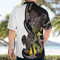 New Zealand Valentines Day Hawaiian Shirt Piwakawaka Lovers Maori Koru Tattoo LT14 - Polynesian Pride