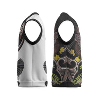 New Zealand Valentines Day Christmas Knitted V-Neck Vest Piwakawaka Lovers Maori Koru Tattoo LT14 - Polynesian Pride