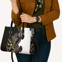 New Zealand Valentines Day Leather Bag Piwakawaka Lovers Maori Koru Tattoo LT14 - Polynesian Pride