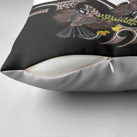 New Zealand Valentines Day Pillow Cover Piwakawaka Lovers Maori Koru Tattoo LT14 - Polynesian Pride