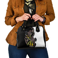 New Zealand Valentines Day Shoulder Handbag Piwakawaka Lovers Maori Koru Tattoo LT14 - Polynesian Pride