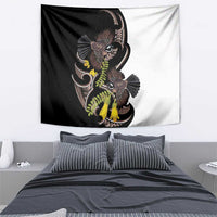 New Zealand Valentines Day Tapestry Piwakawaka Lovers Maori Koru Tattoo LT14 - Polynesian Pride