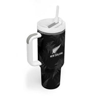 New Zealand Silver Fern Rugby Tumbler With Handle Go Aotearoa Champions World Cup LT14 - Polynesian Pride